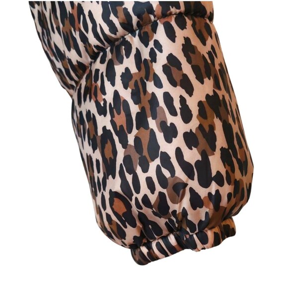 Levi's Jeans Leopard Print Puffer Jacket Size Large - Picture 7 of 12